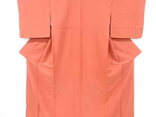 氷割れ模様織出し色無地着物